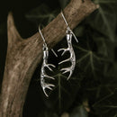 Sacred Clan: Deer Antler Earrings E2215