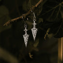 Sacred Clan: Athame (Fairy Dagger) Sterling SIlver Earrings E2205