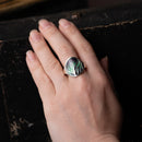 Aurora Sterling Silver Enamel Ring ER155