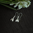 Silver Snowdrop Dangle Earrings E2183
