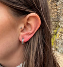 Celtic Silver Hoop Earring E2254