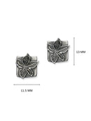 Spring Leaves Oxidised Stud Earrings E2257