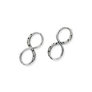 Infinity of Love Silver Stud Earrings E2382