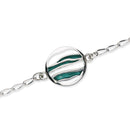 Orbit Enamel Silver Bracelet EBL130