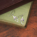 Heather - Archibald Knox Ulican Thorn Enamel Dangle Earrings EE646