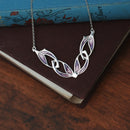 Heather - Archibald Knox Ulican Enamel Necklace EN119