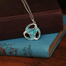 Tide - Archibald Knox Ulican Large Enamel Pendant Necklace EP511