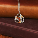 Ember - Archibald Knox Ulican Large Enamel Pendant Necklace EP511