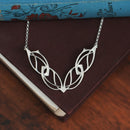 Archibald Knox Ulican Silver 'V' Necklace N419