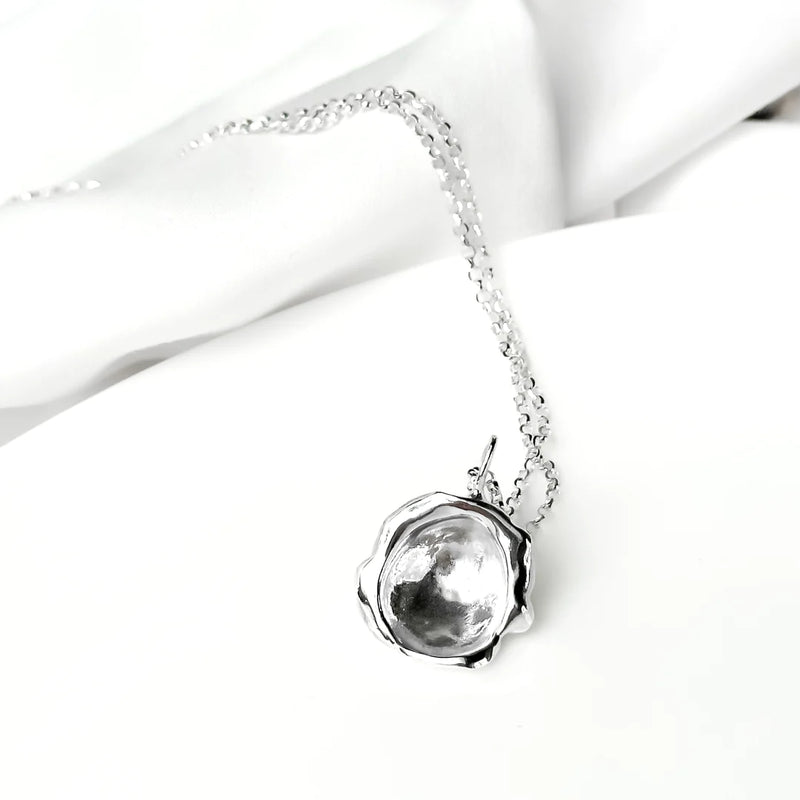 Sterling Silver Droplet Necklace P1307