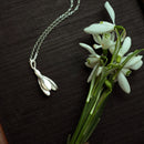 Silver Snowdrop Necklace P1473