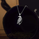Odin's Raven Sterling Silver Pendant Necklace P1541