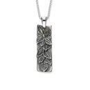 Spring Leaves Long Oxidised Pendant P1553