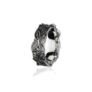 Spring Leaves Oxidised Ring R456