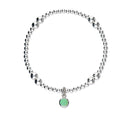 Harlequin Silver Stretch Bracelet SSBL11