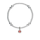 Harlequin Silver Stretch Bracelet SSBL11