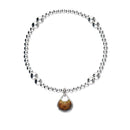 Elements Silver Stretch Enamel Bracelet SSEBL07