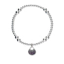 Elements Silver Stretch Enamel Bracelet SSEBL10