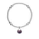 Elements Silver Stretch Enamel Bracelet SSEBL10
