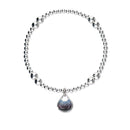 Elements Silver Stretch Enamel Bracelet SSEBL10