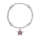 Happy Valley Silver Stretch Enamel Bracelet SSEBL12