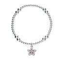 Happy Valley Silver Stretch Enamel Bracelet SSEBL12