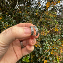 Spring Leaves Huggie Hoop Oxidised Earrings E2261