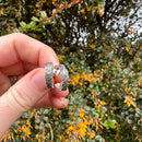 Spring Leaves Huggie Hoop Earrings E2260