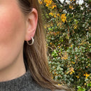 Spring Leaves Huggie Hoop Earrings E2260