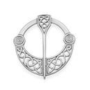 Celtic Silver Brooch B589