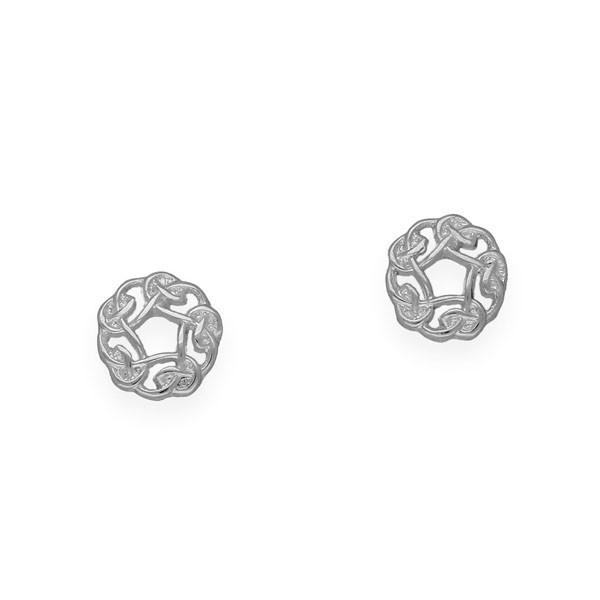 Celtic Silver Earrings E724