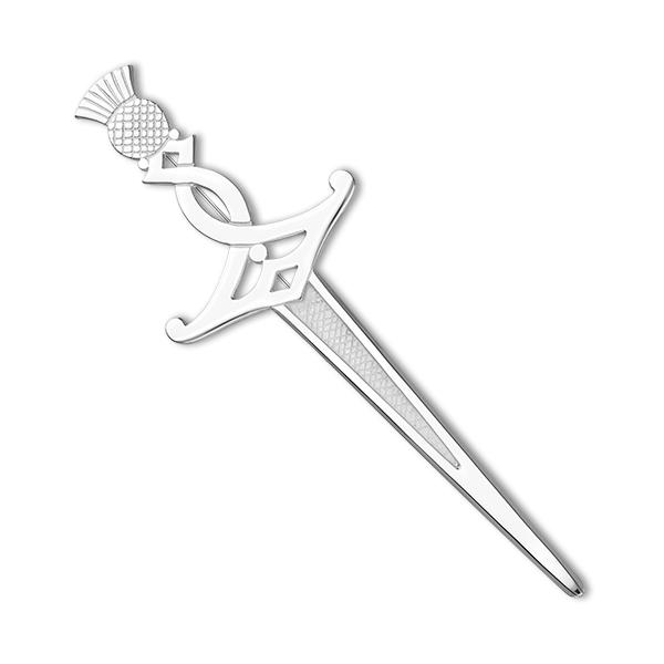 Thistle Silver Kiltpin B145