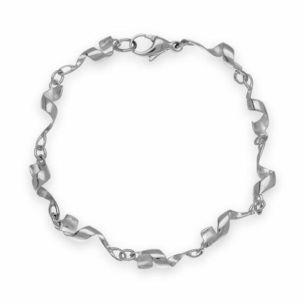 Twist & Shout Silver Bracelet BL485