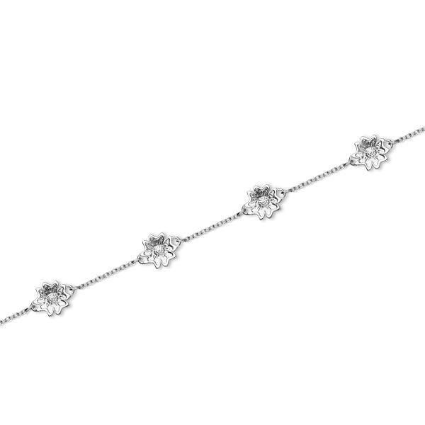 Scottish Primrose Silver Bracelet BL512