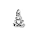 Teddy Bear Silver Charm C192