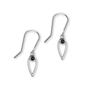 September Birthstone Silver Earrings CE389 Sapphire