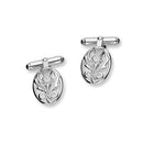 Thistle Silver Cufflinks CL127