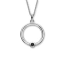 September Birthstone Silver Pendant CP336 Sapphire