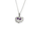 Thistle Silver Pendant CP8 Amethyst
