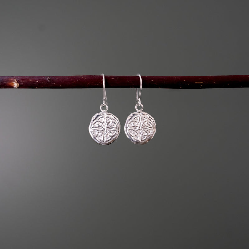 Celtic Spirit - Elemental Talisman Small Coin Dangle Earrings E2168