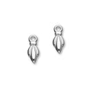 Trendy Twirls Sterling Silver Tassel Stud Earrings, E1091