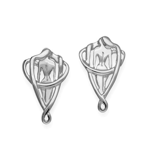 Simply Stylish Silver Earrings E1747