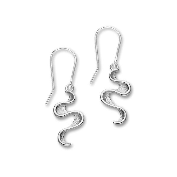 Mirran Ripples Silver Earrings E1756