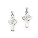Crosses Silver Earrings E180