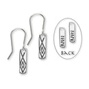 Live, Laugh, Love Sterling Silver Laugh Drop Earrings, E1900