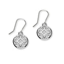 St Magnus Sterling Silver Cut-Out Heart Drop Earrings, E1913