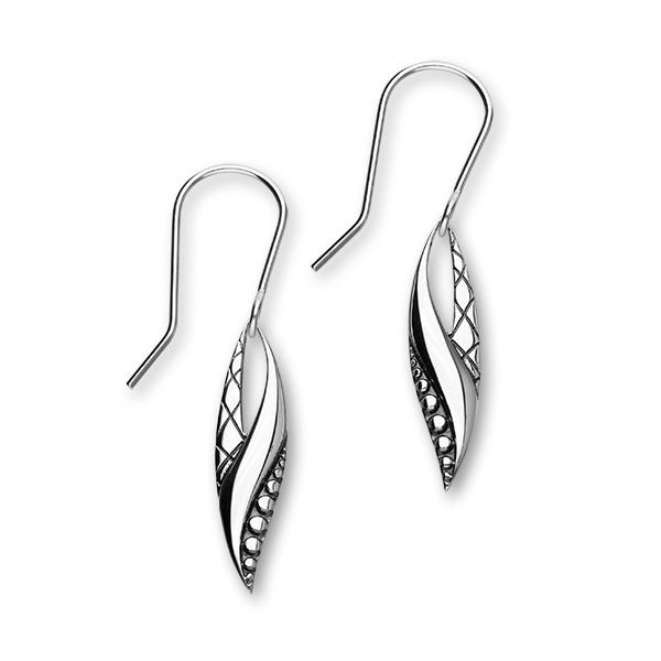 Sterling Silver Ran Collection Drop Earring with Stylist Space E1958