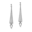 Simply Stylish Silver Earrings E267