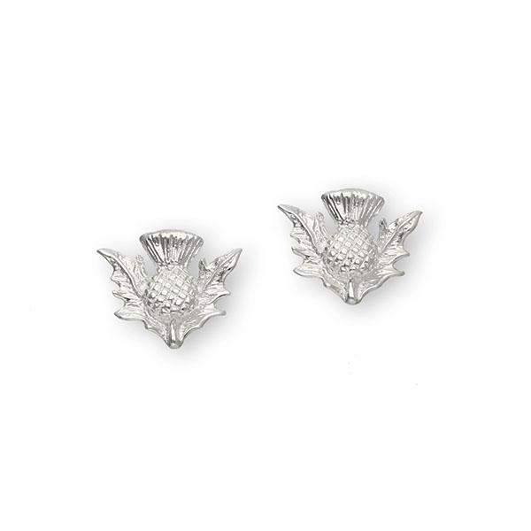 Thistle Silver Earrings E37