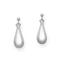 Simply Stylish Silver Earrings E91